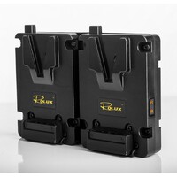 Rolux Dual Mini V-Lock Battery Plate (Hotswap with Rolux mini battery)